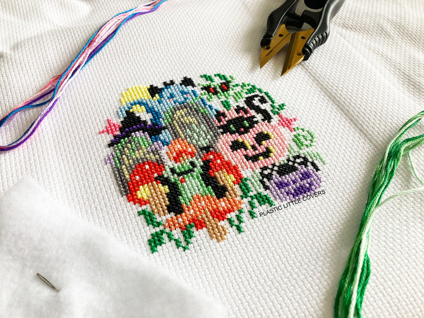 Cross Stitch Kit - Hide and Eek