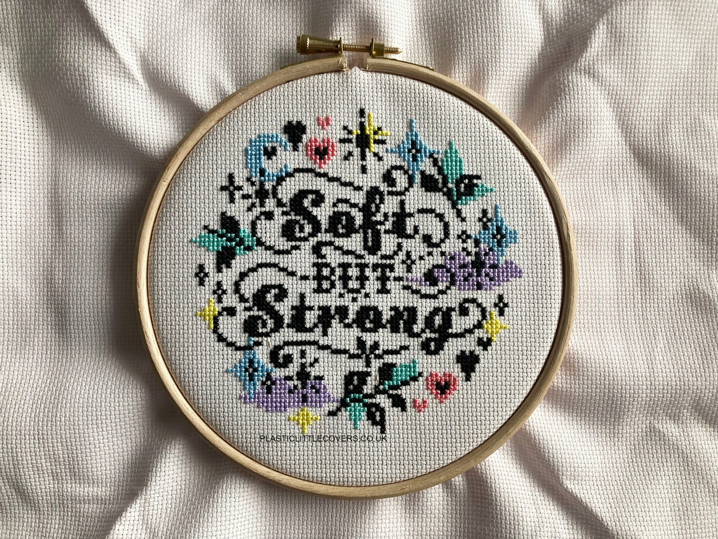 Cross Stitch Kit - Soft But Strong