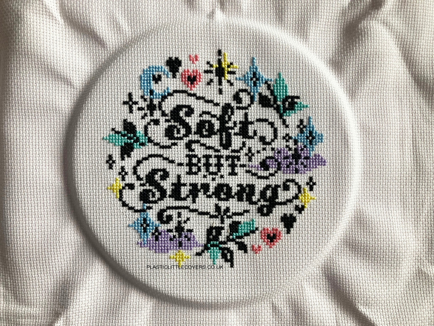 Cross Stitch Kit - Soft But Strong