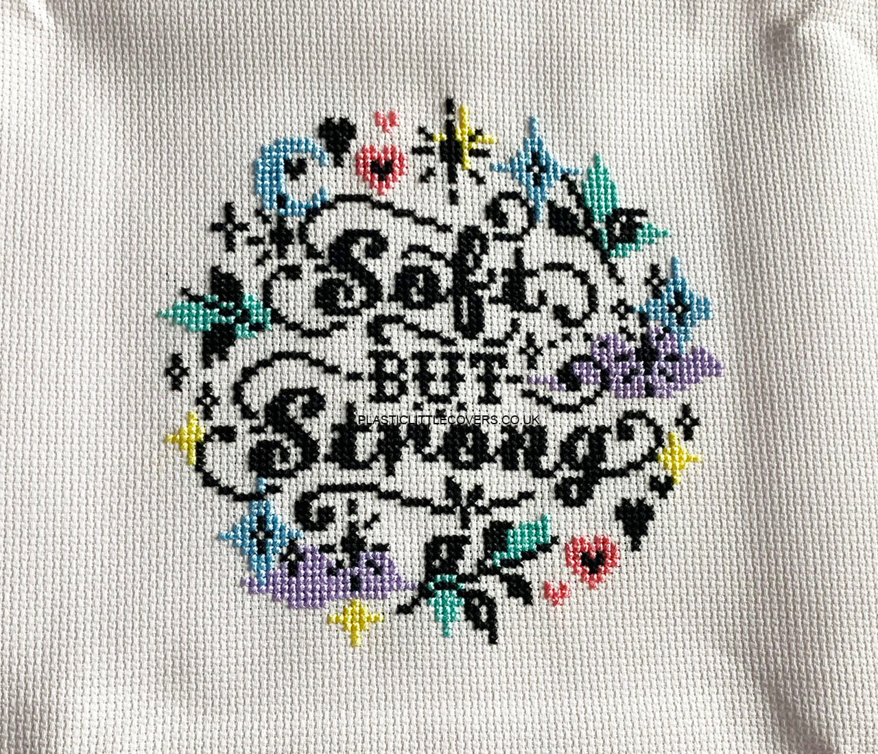 Cross Stitch Kit - Soft But Strong