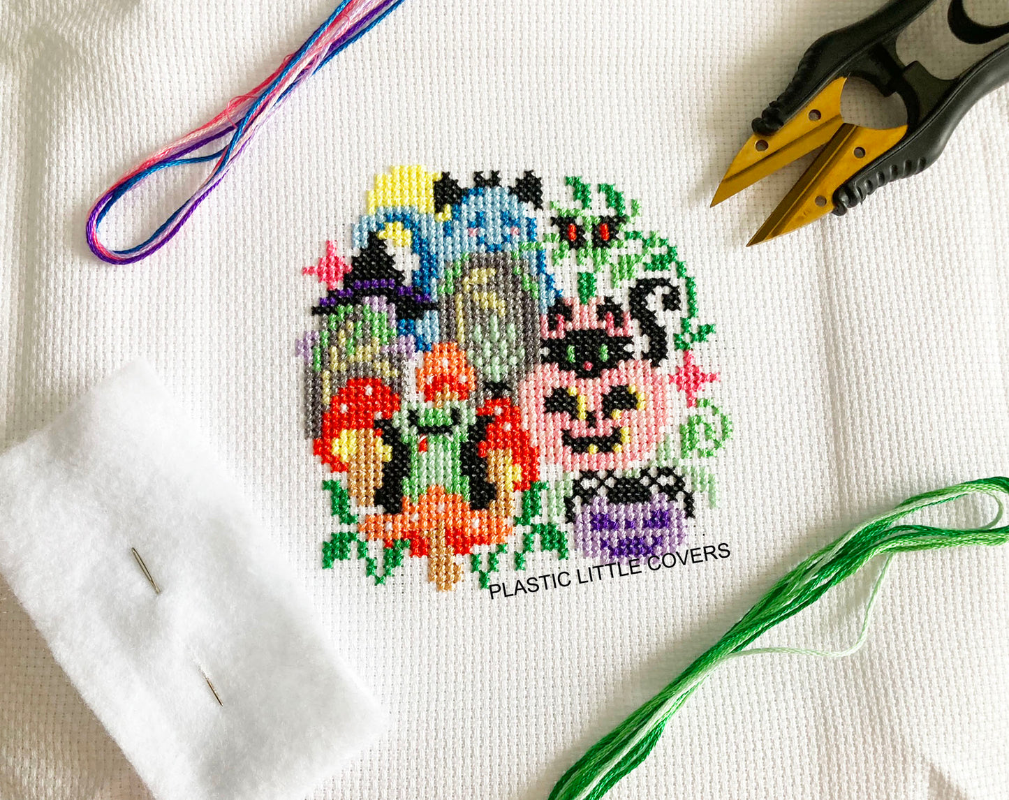 Cross Stitch Kit - Hide and Eek