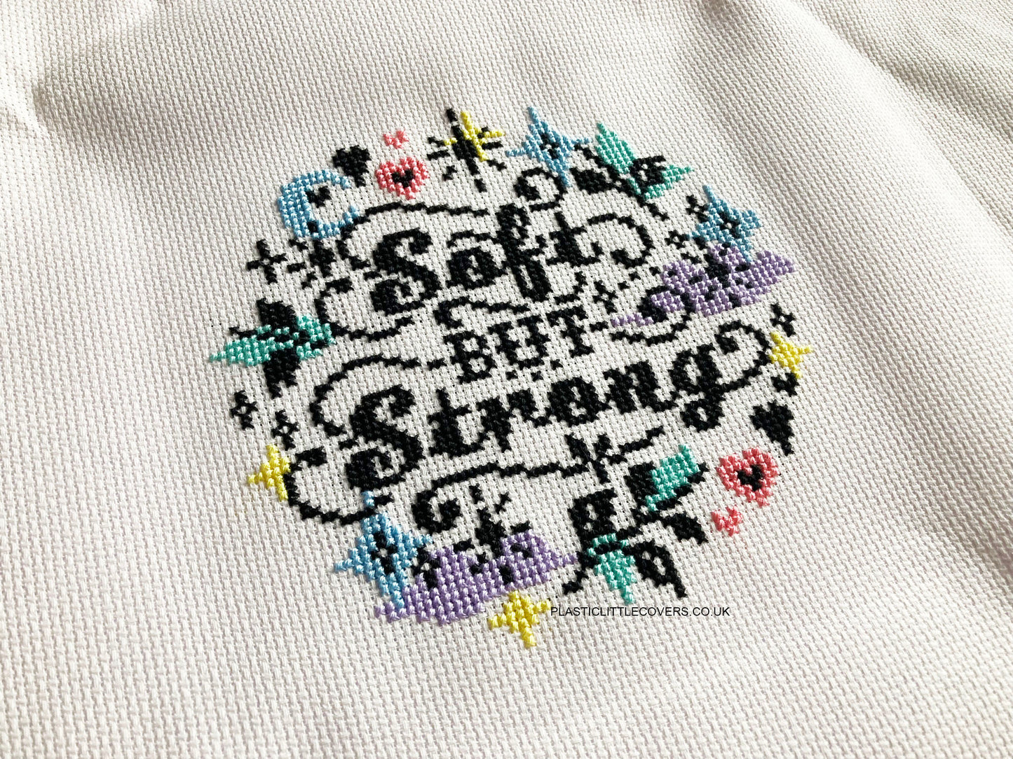 Cross Stitch Kit - Soft But Strong