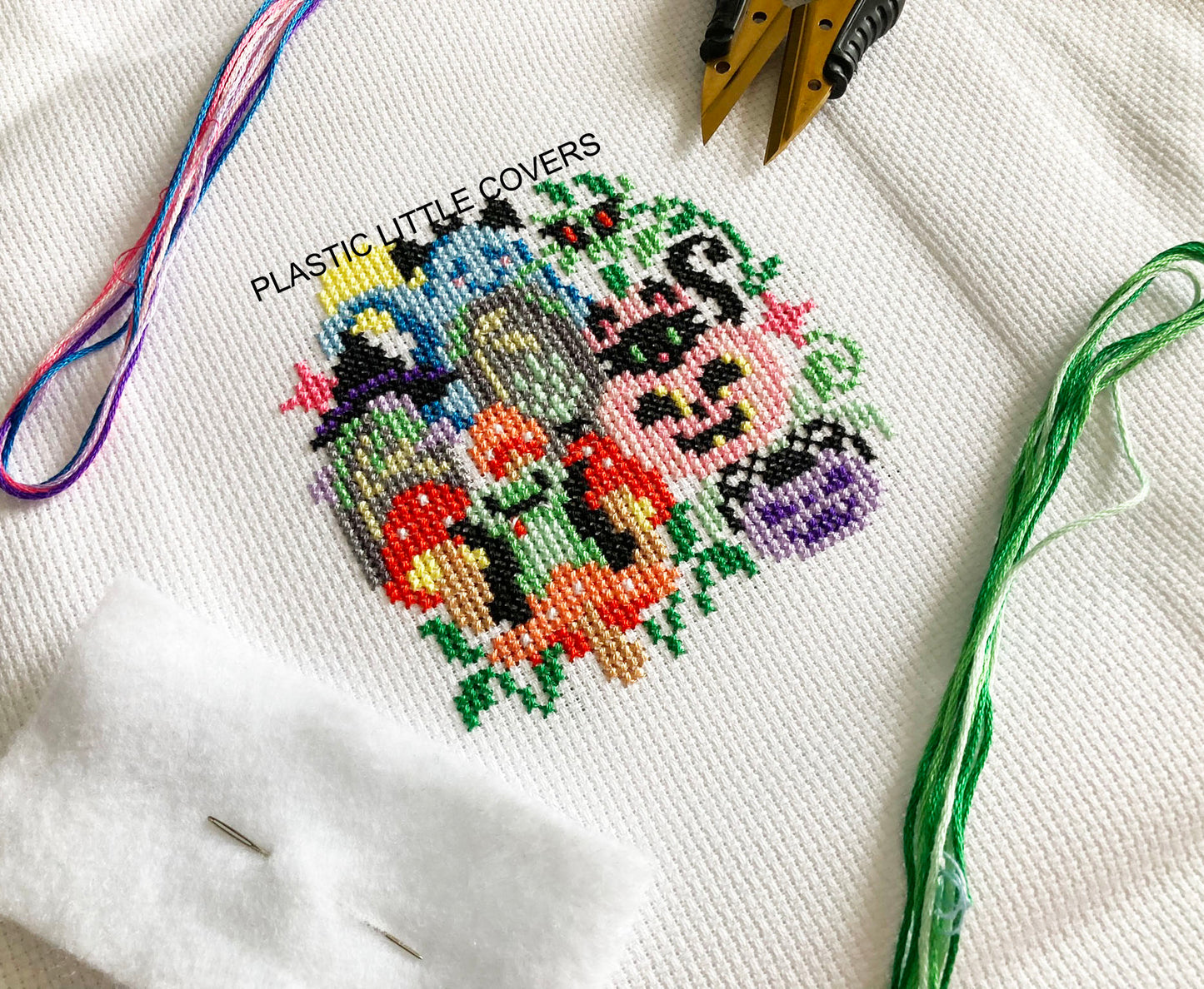 Cross Stitch Kit - Hide and Eek