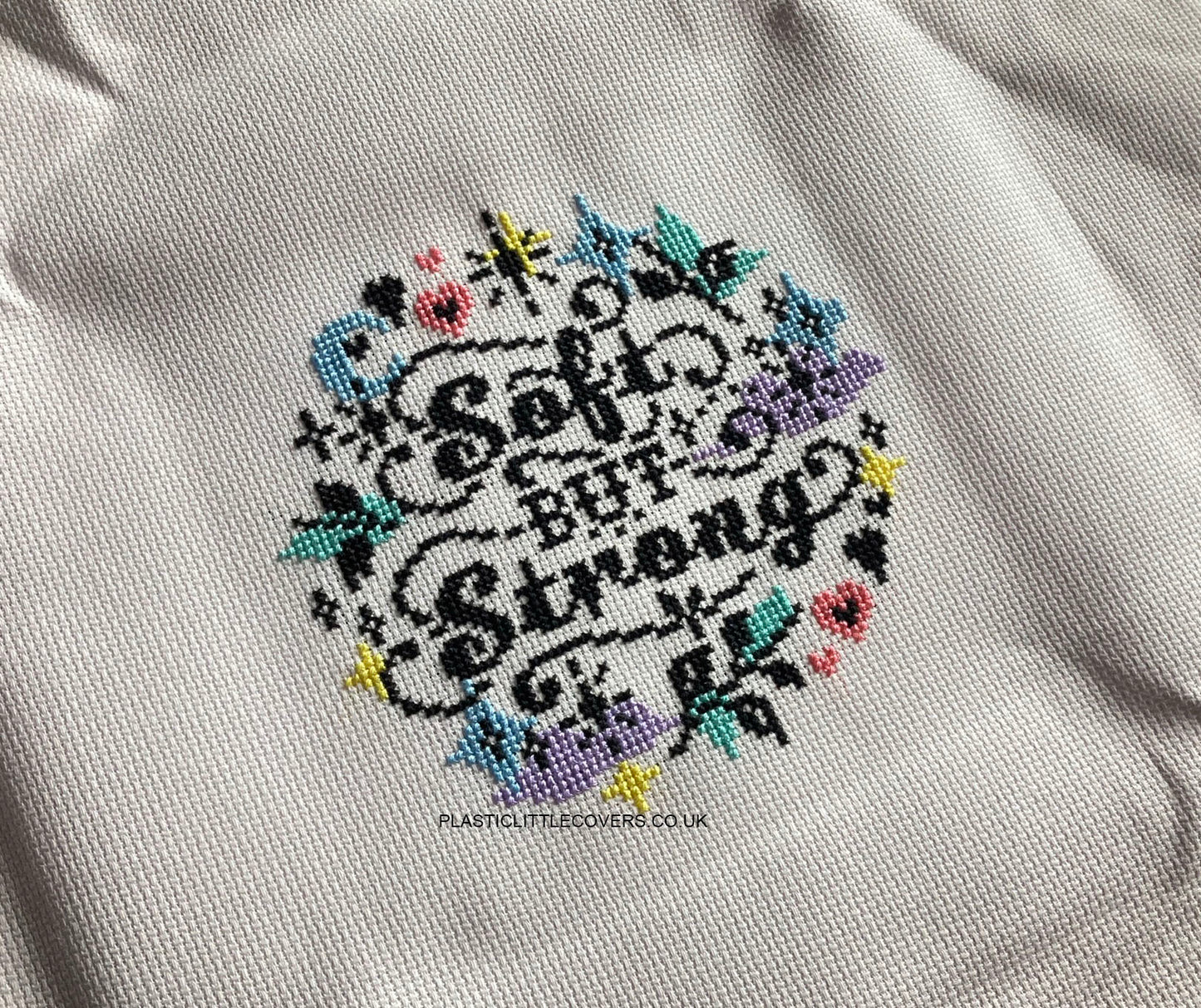 Cross Stitch Kit - Soft But Strong