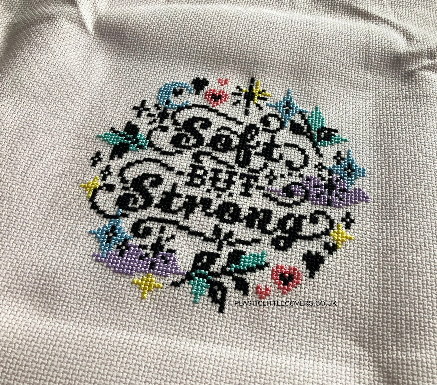 Soft But Strong - Cross Stitch Pattern PDF.