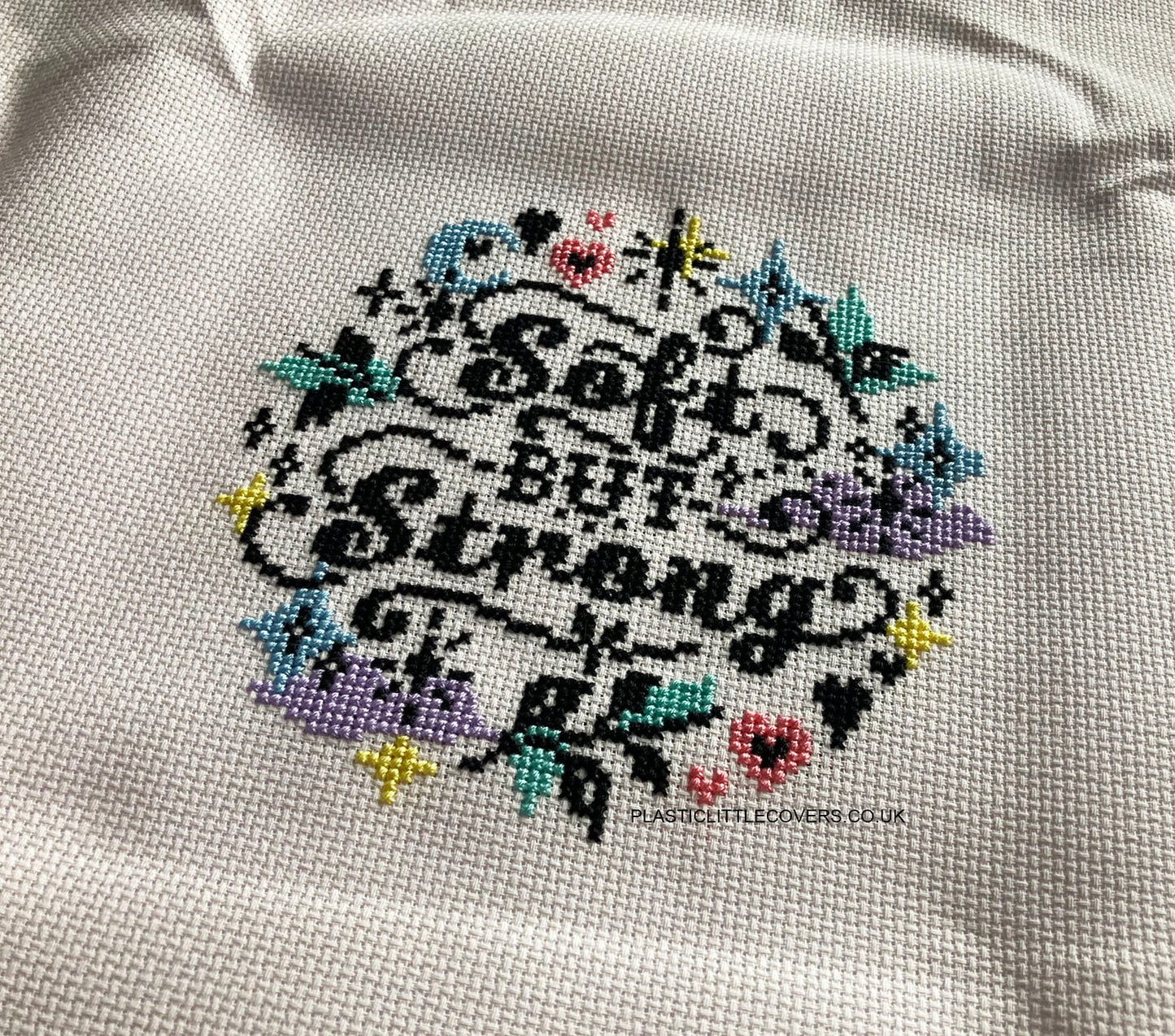 Cross Stitch Kit - Soft But Strong