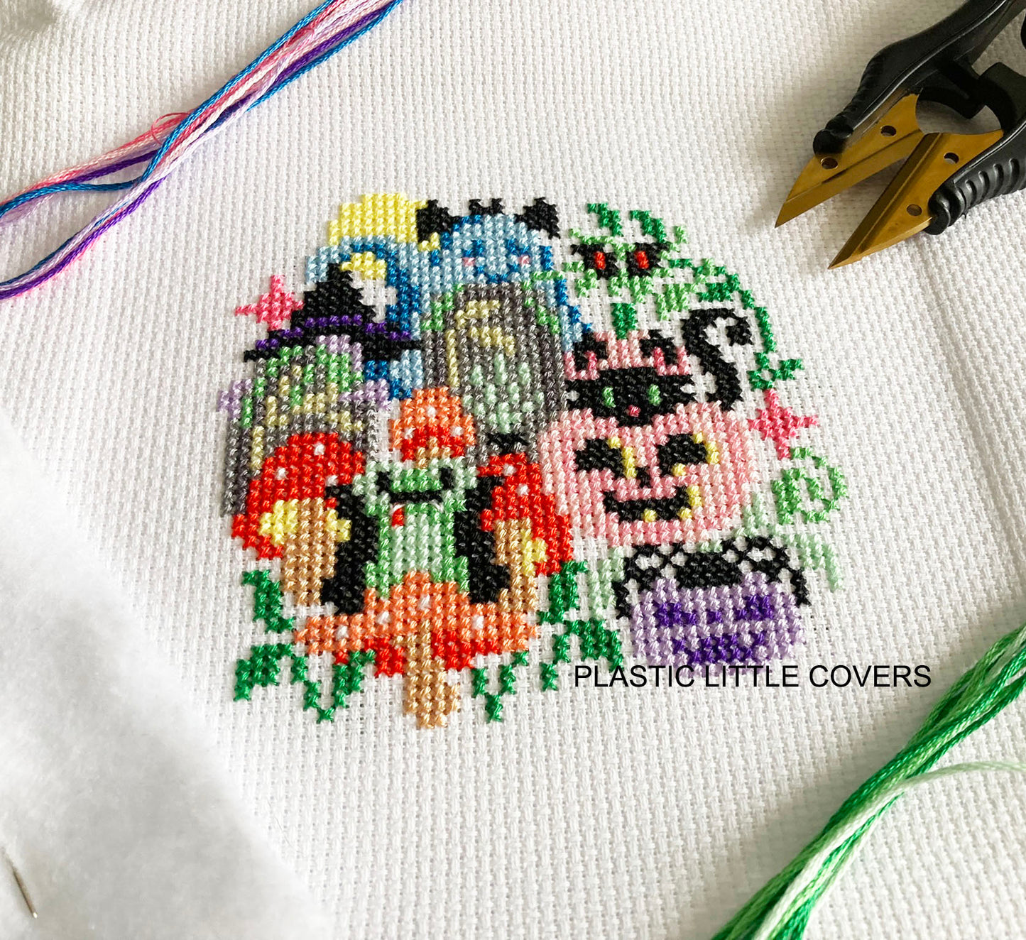 Cross Stitch Kit - Hide and Eek