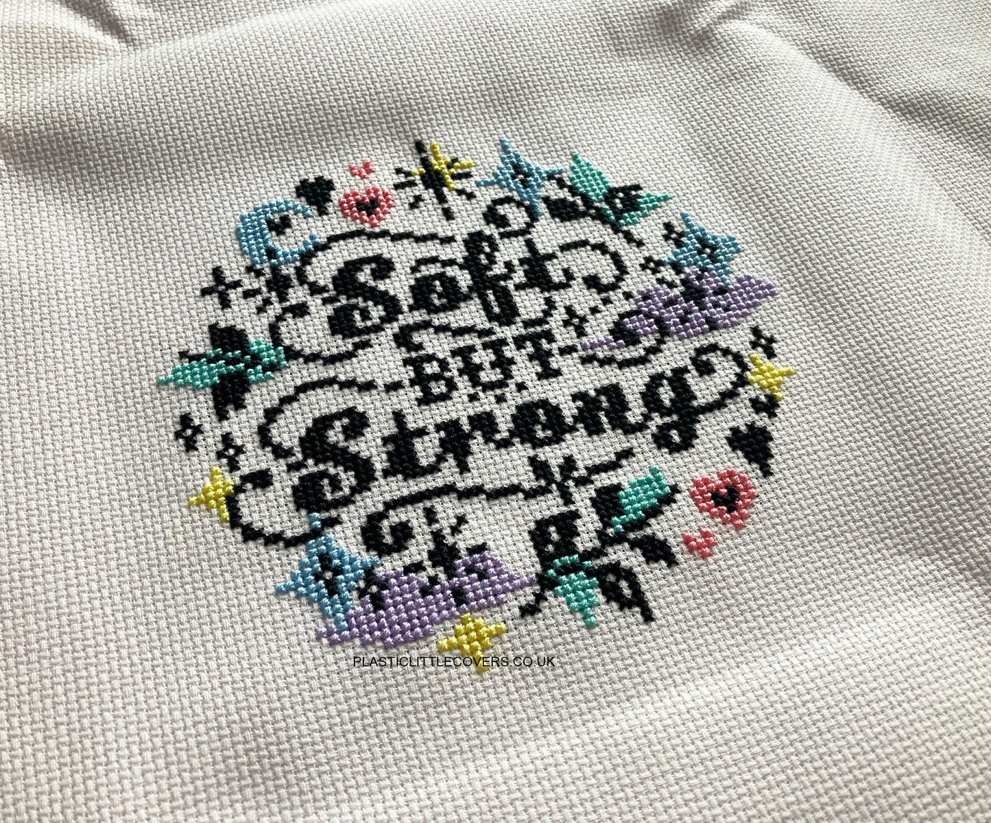 Cross Stitch Kit - Soft But Strong