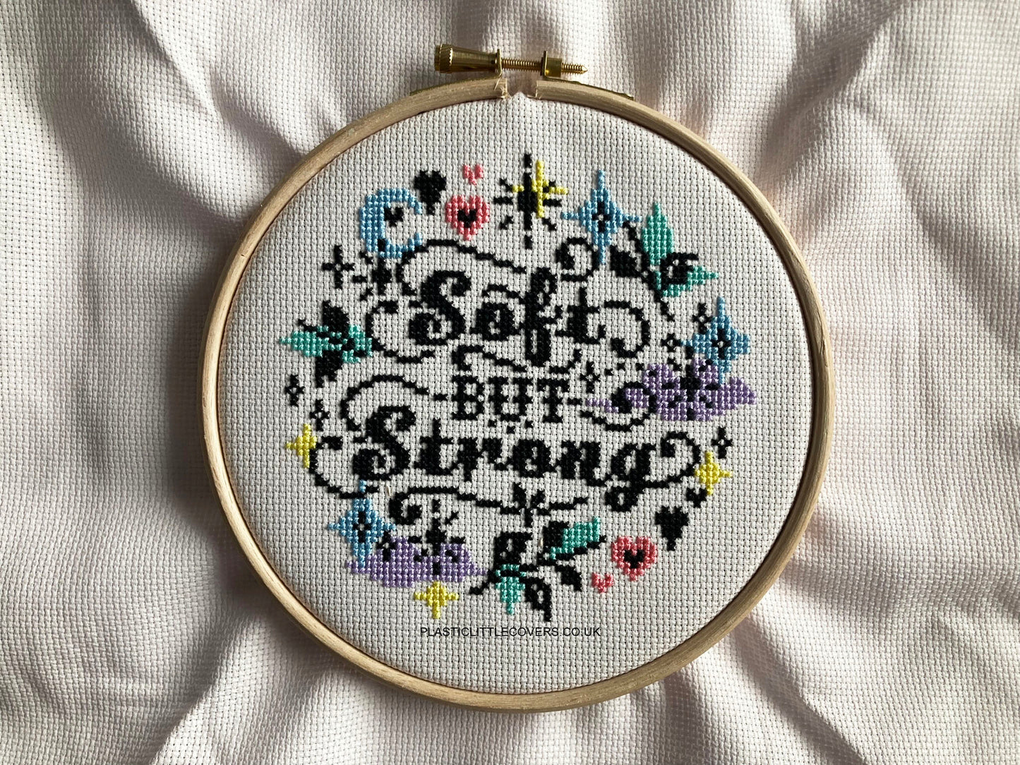 Cross Stitch Kit - Soft But Strong