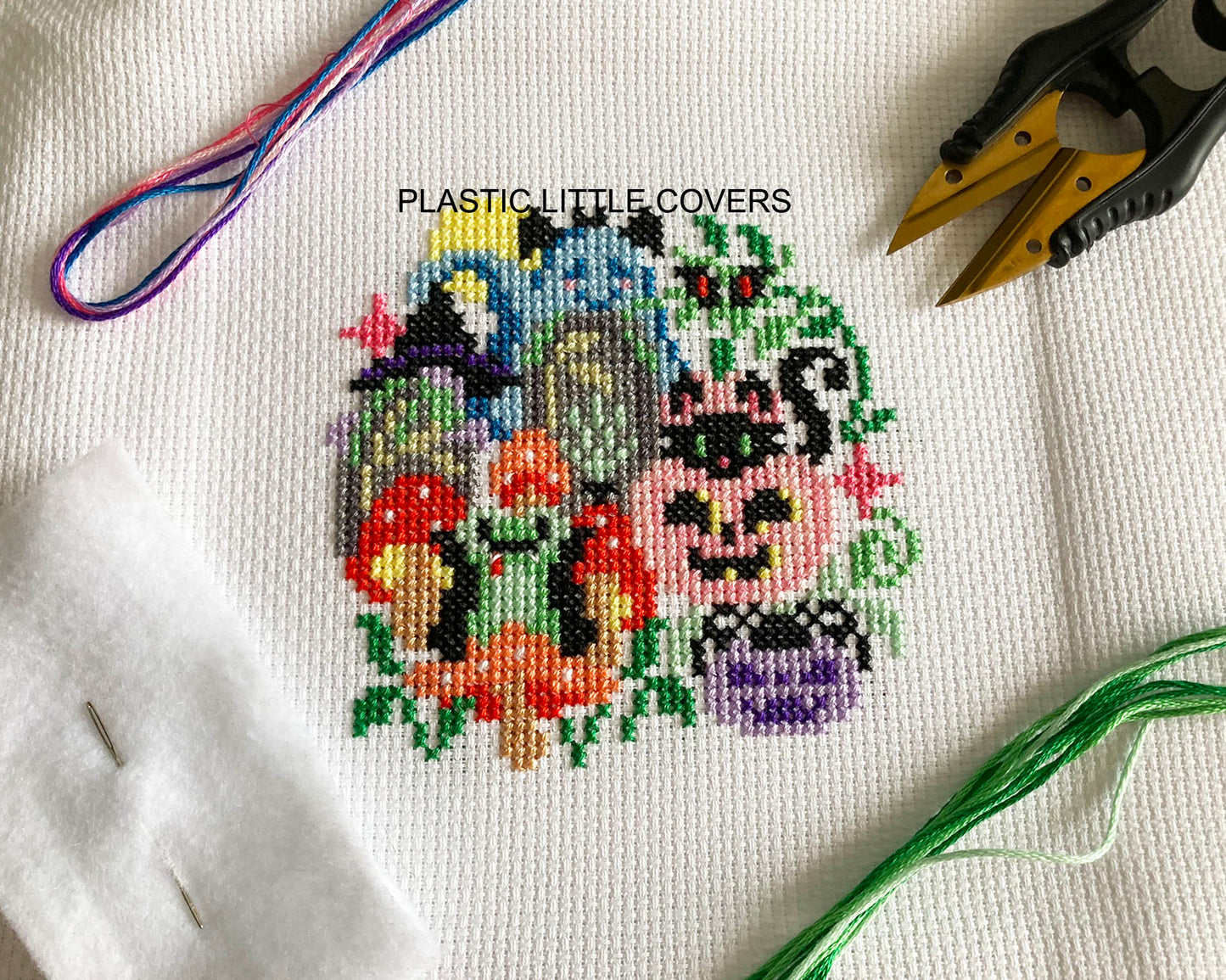 Cross Stitch Kit - Hide and Eek