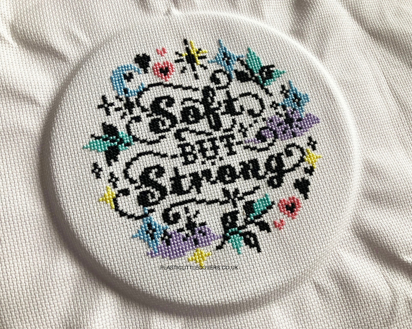 Cross Stitch Kit - Soft But Strong
