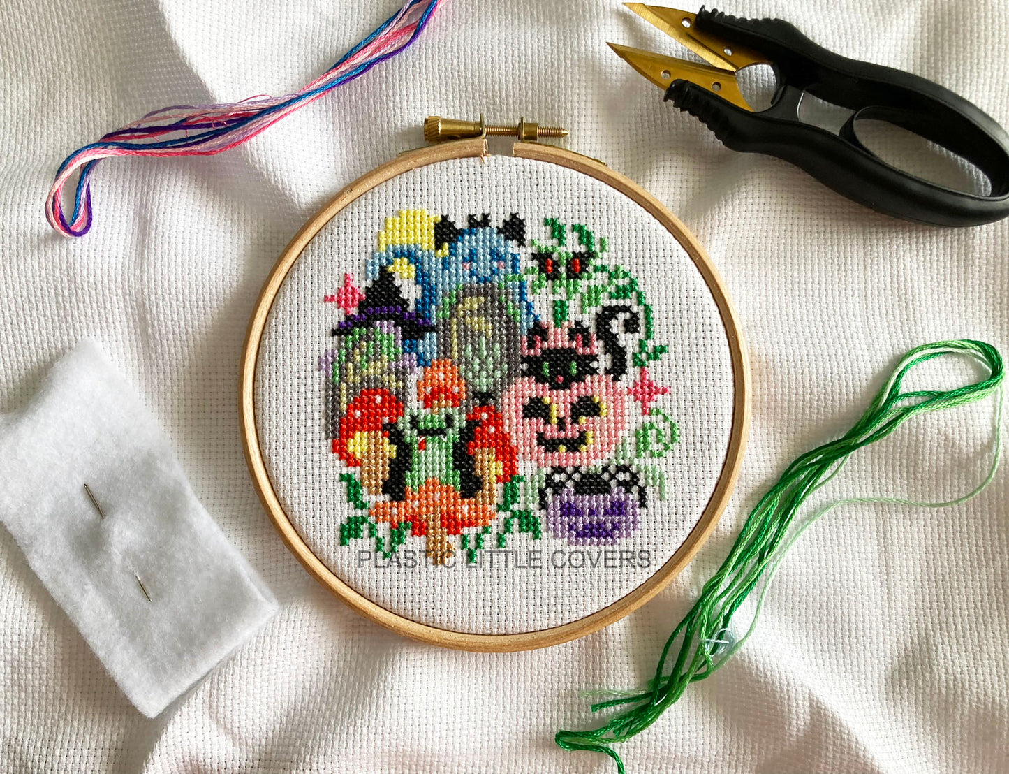 Cross Stitch Kit - Hide and Eek