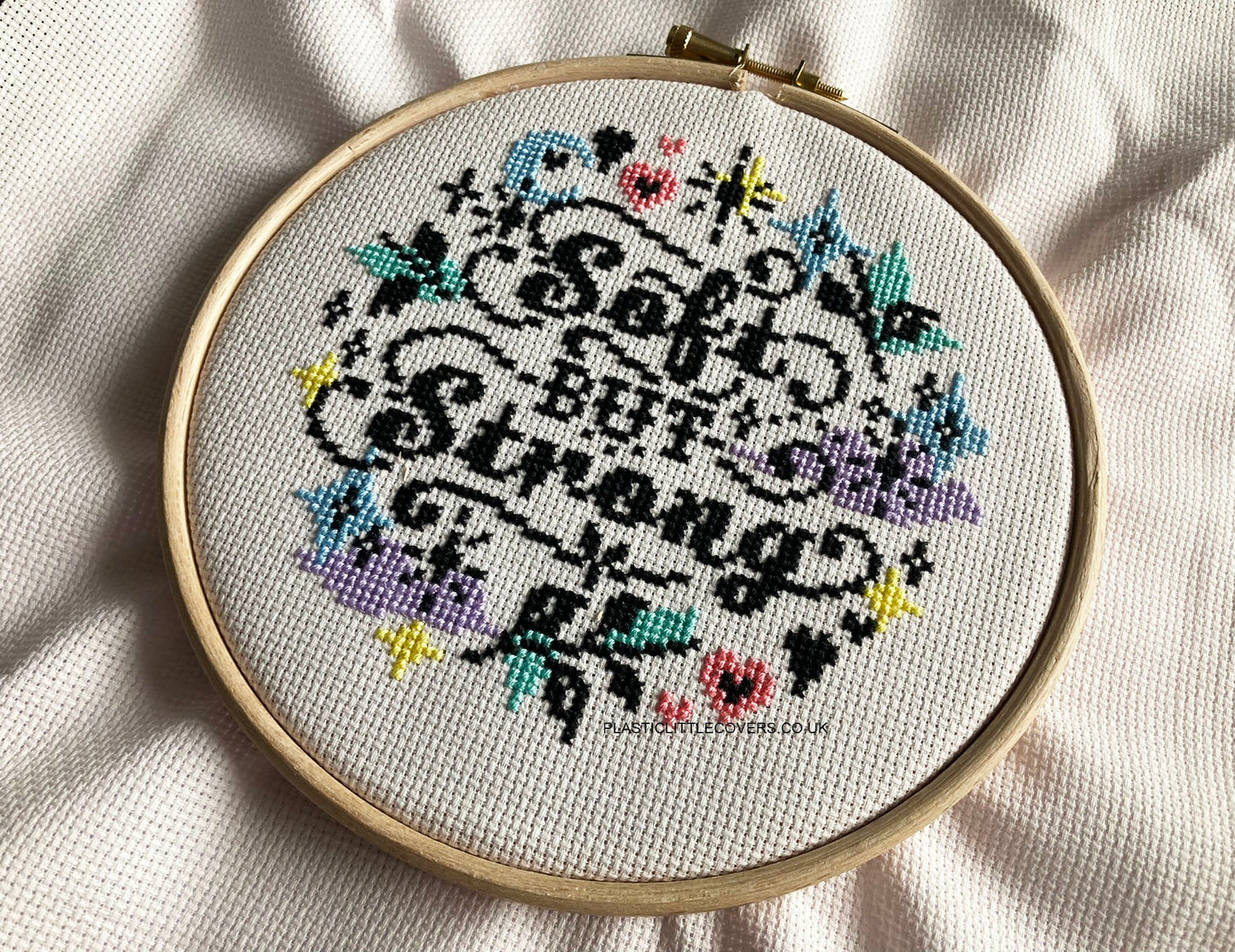 Cross Stitch Kit - Soft But Strong