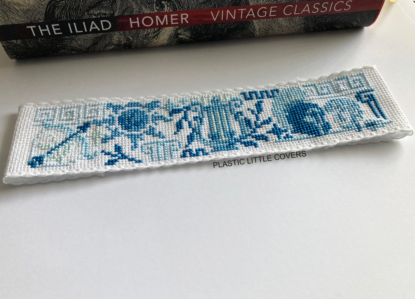 Cross Stitch Bookmark Kit - Achilles and Patroclus