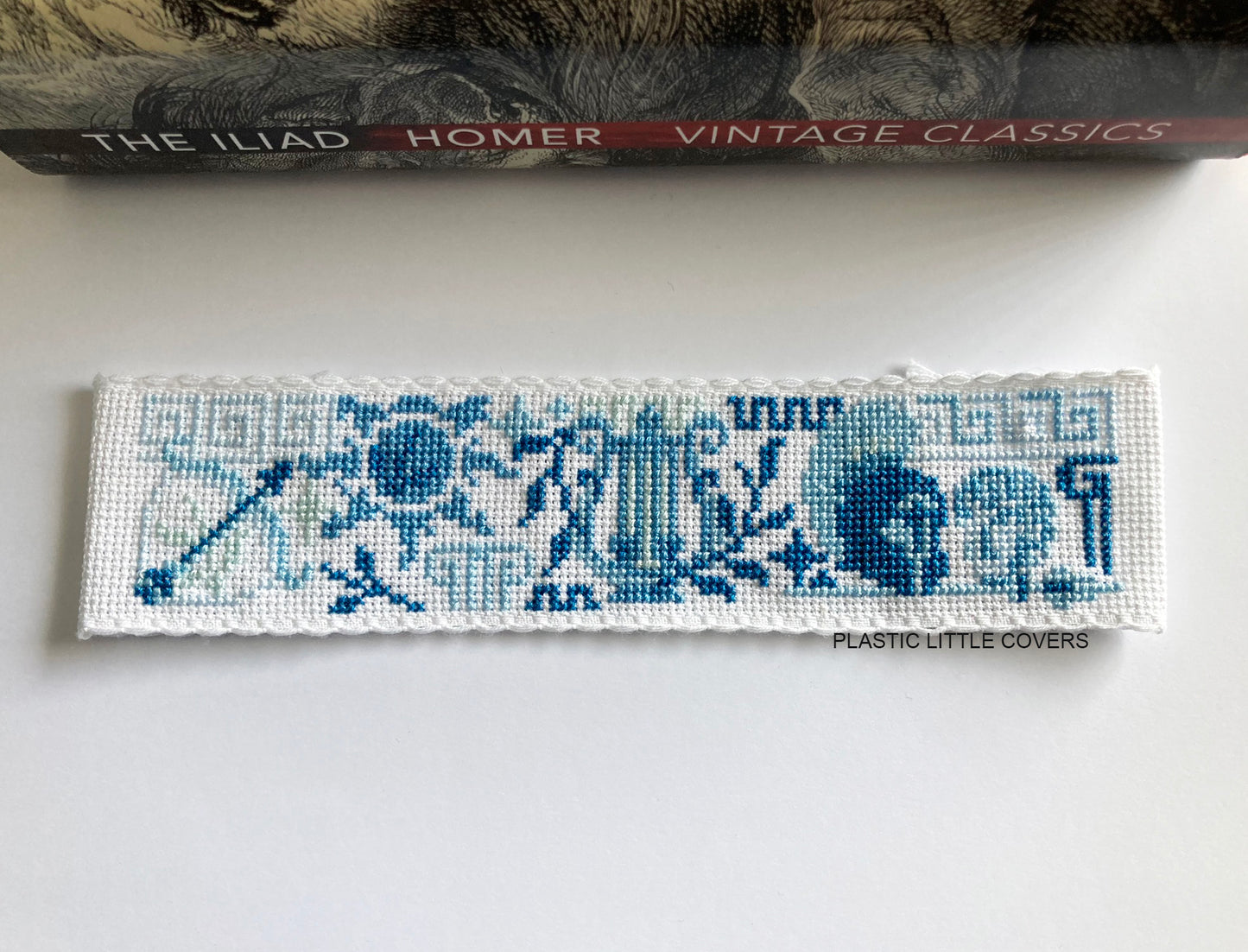 Cross Stitch Bookmark Kit - Achilles and Patroclus