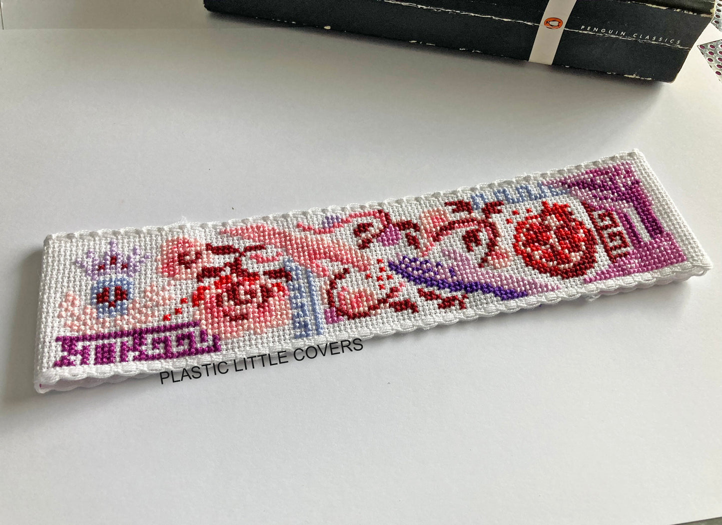 Hades and Persephone - Bookmark Cross Stitch Pattern PDF.