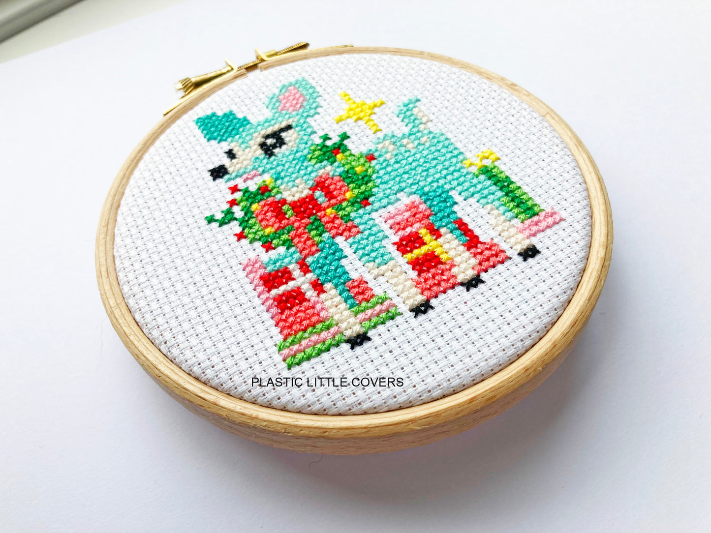 Festive Deer - Cross Stitch Pattern PDF.