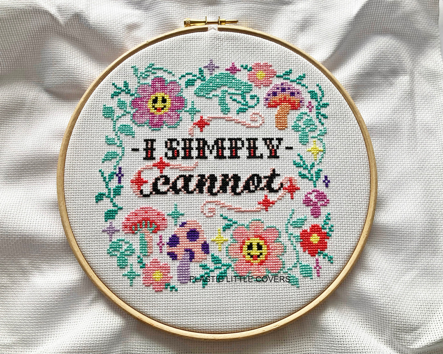 Cross Stitch Kit - I Simply Cannot