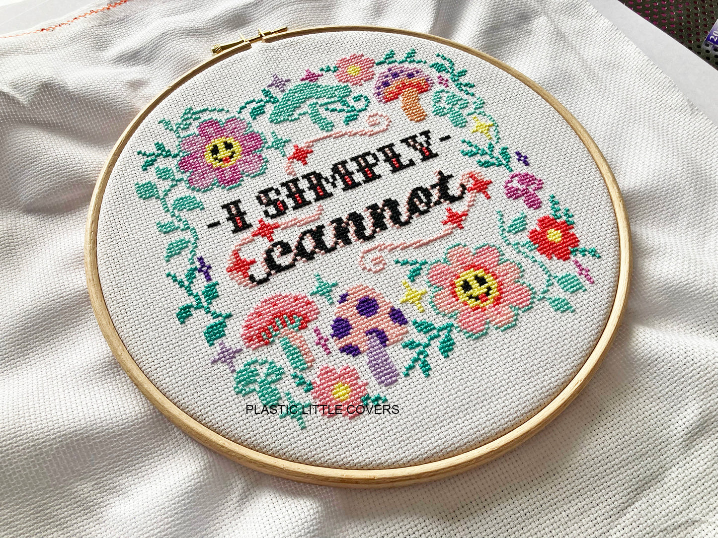 Cross Stitch Kit - I Simply Cannot