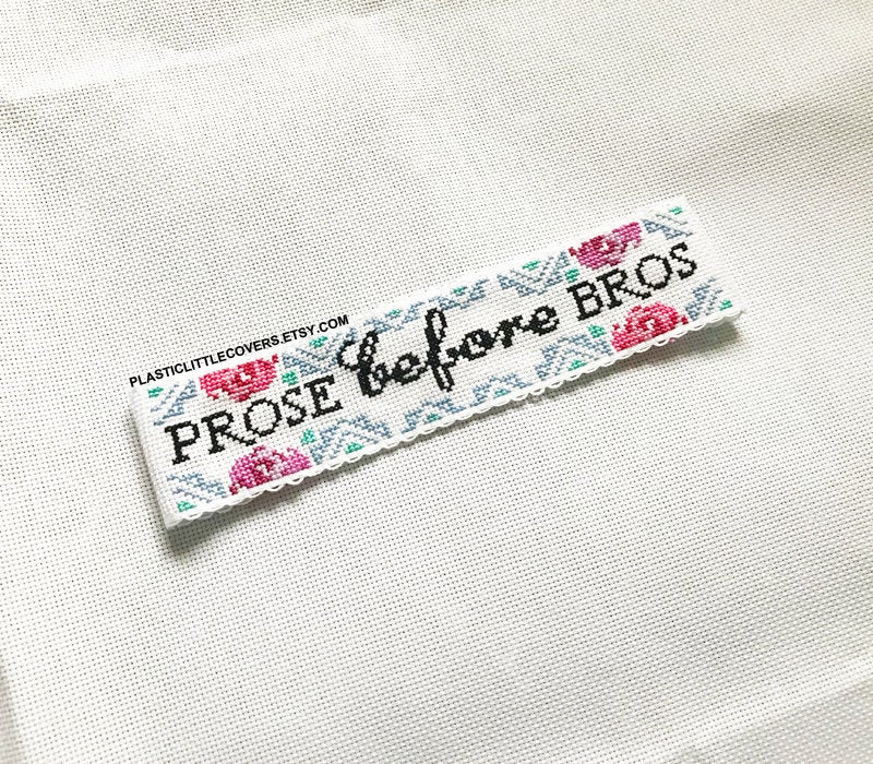 SECONDS SALE Cross Stitch Bookmark Kit - Prose Before Bros