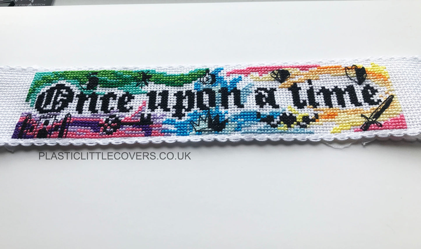Once Upon a Time - Bookmark Cross Stitch Pattern PDF.