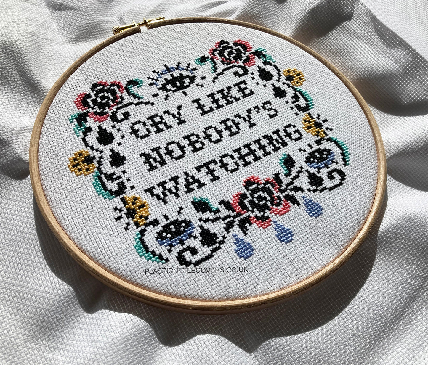 Cross Stitch Kit - Cry Like Nobody's Watching