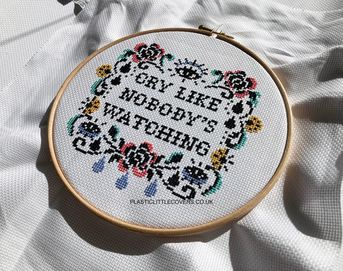 Cross Stitch Kit - Cry Like Nobody's Watching