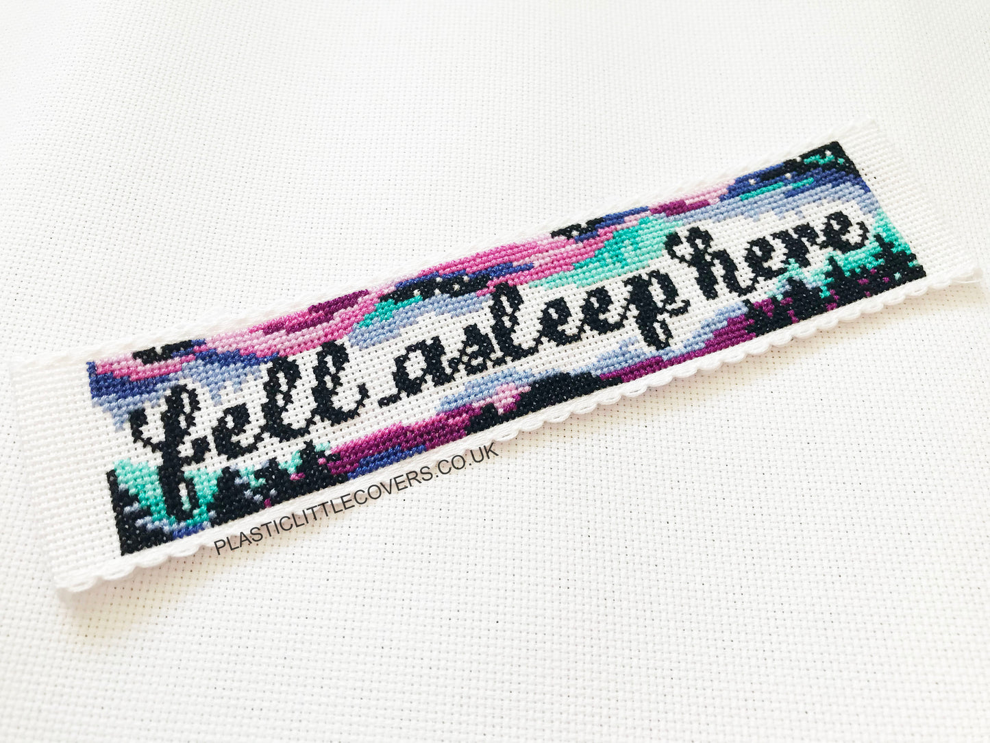 Cross Stitch Bookmark Kit - Fell Asleep Here