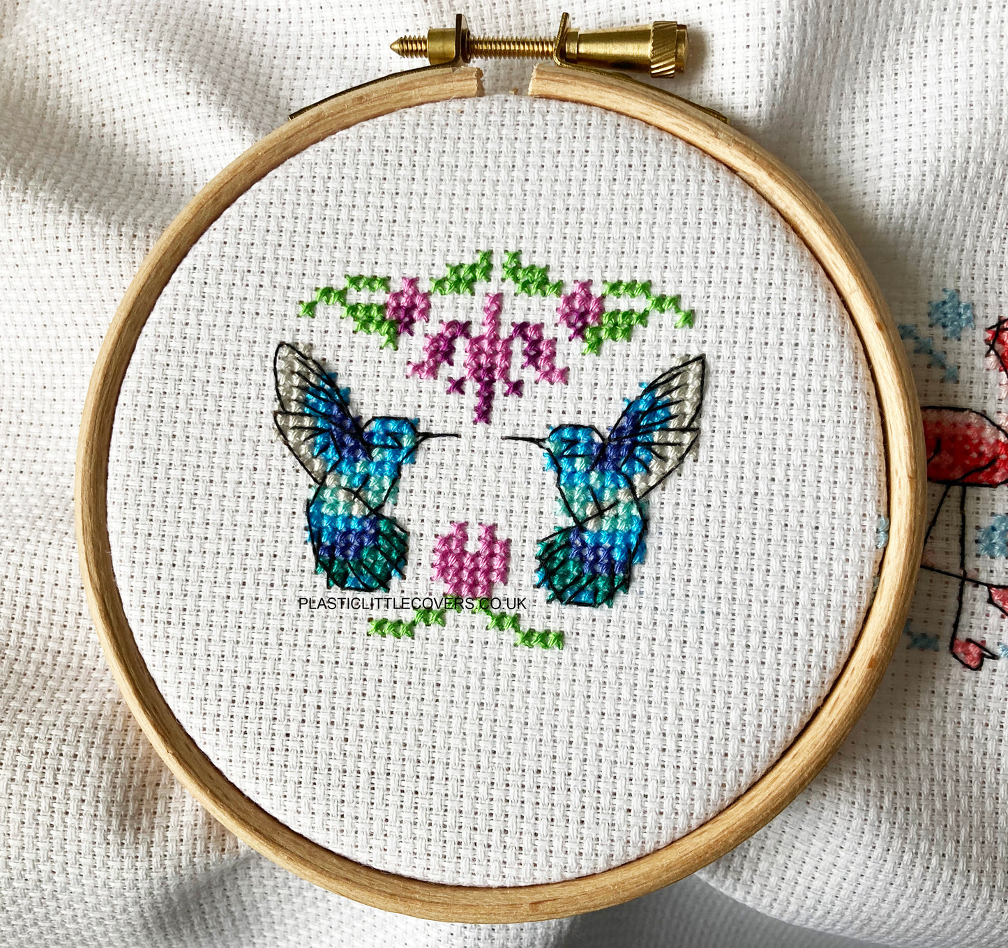 Hummingbirds - Cross Stitch Pattern PDF.
