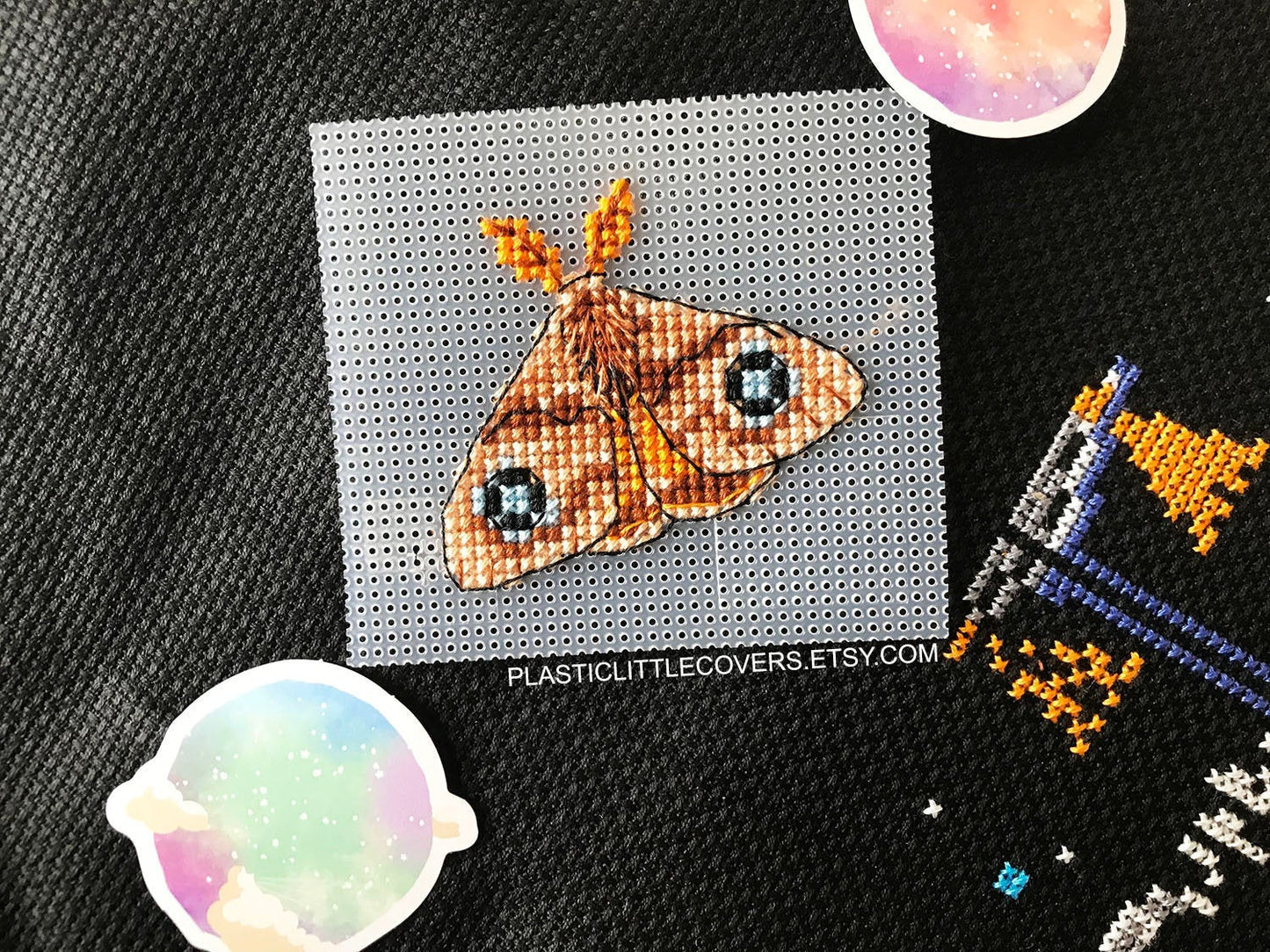 Moth - Cross Stitch Pattern PDF.