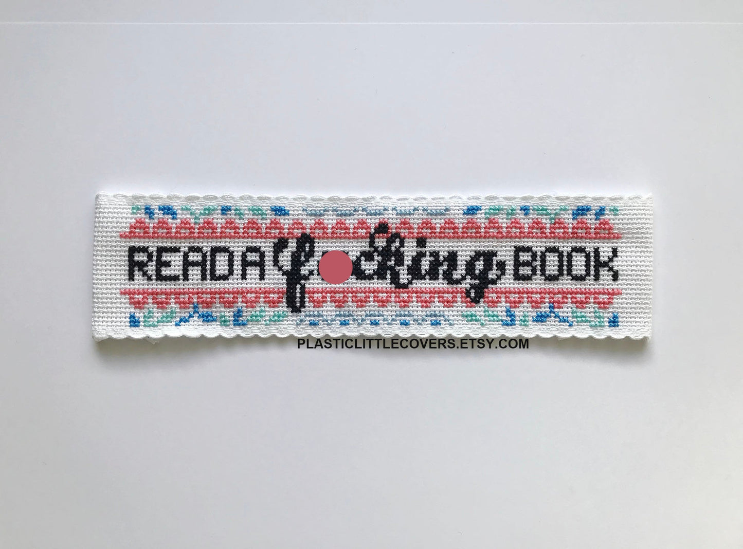 Read a Fucking Book - Bookmark Cross Stitch Pattern PDF.