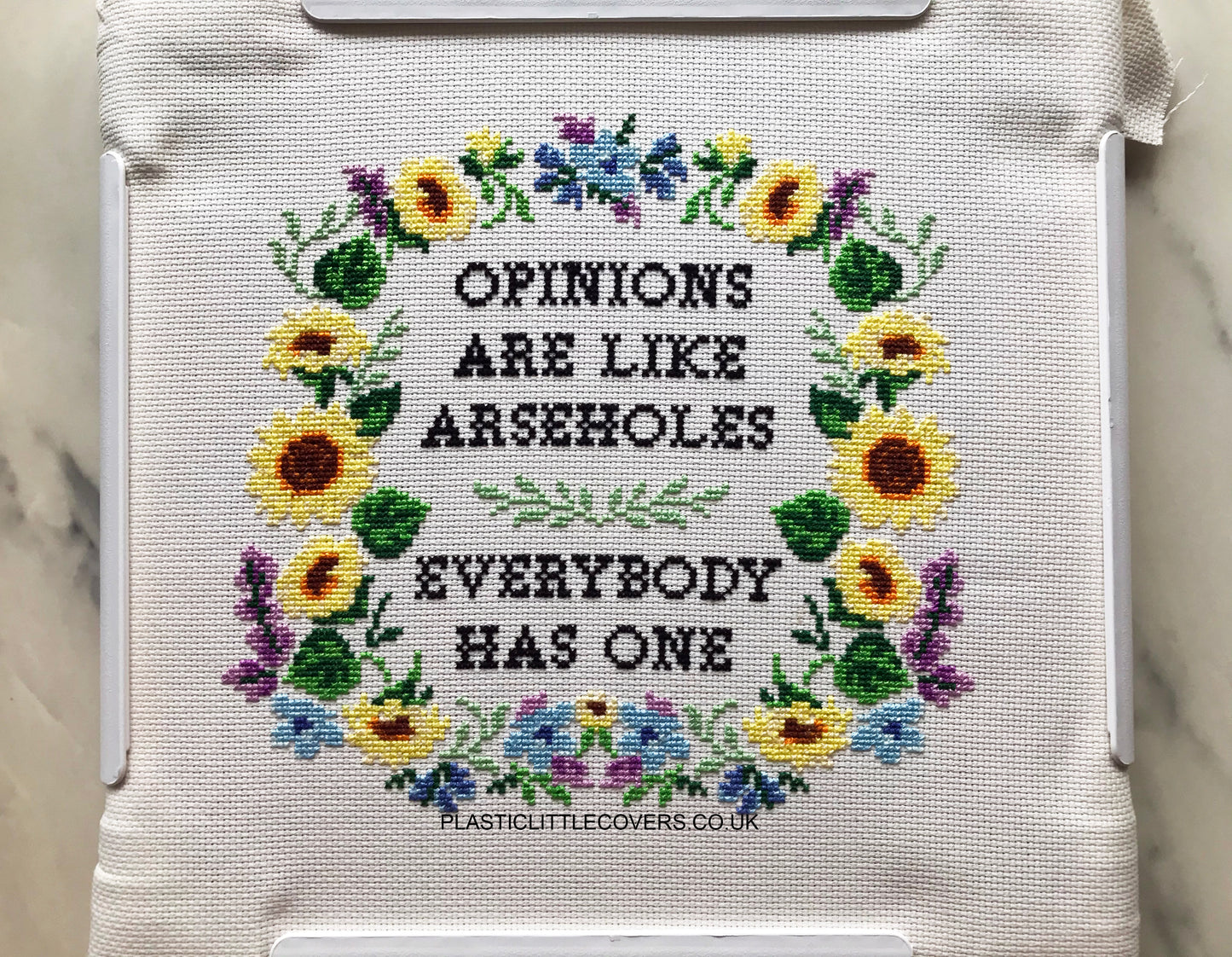 Opinions Are Like Arseholes - Cross Stitch Pattern PDF.