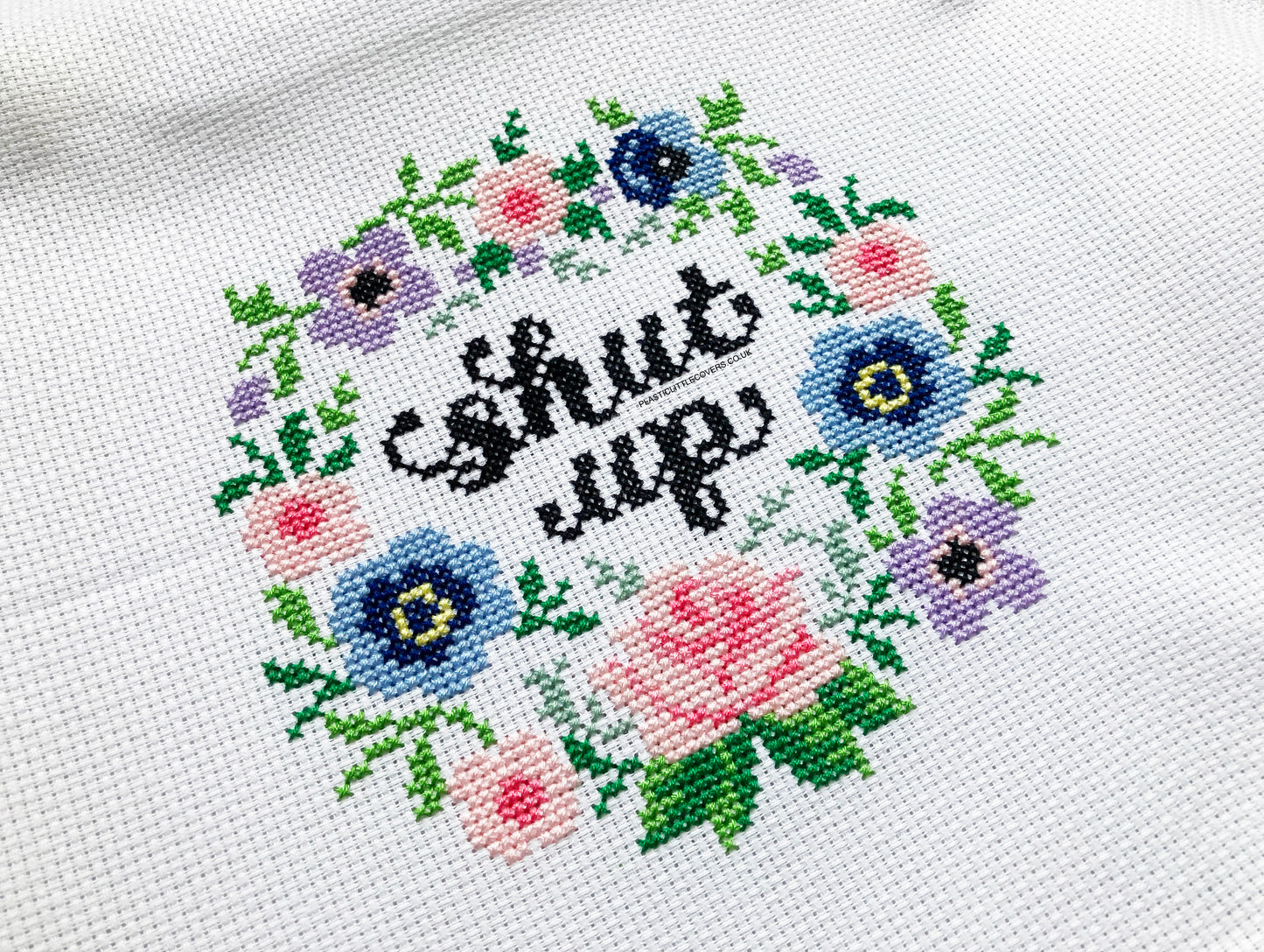 Cross Stitch Kit - Shut Up