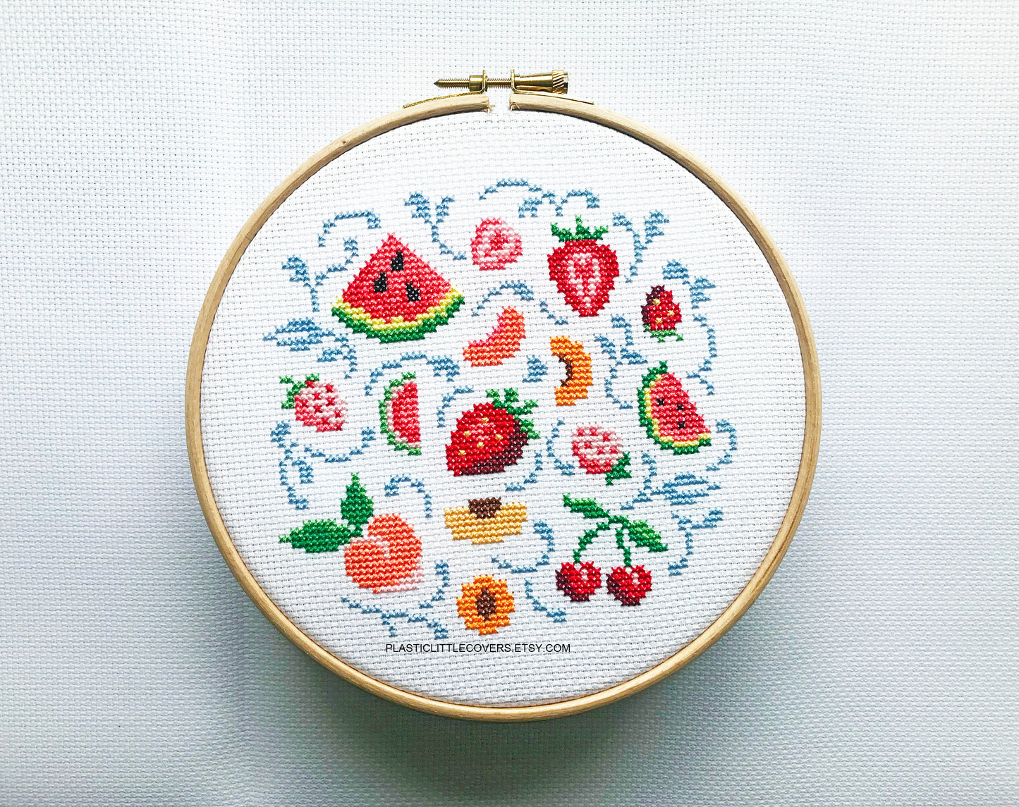Summer Fruit - Cross Stitch Pattern PDF.