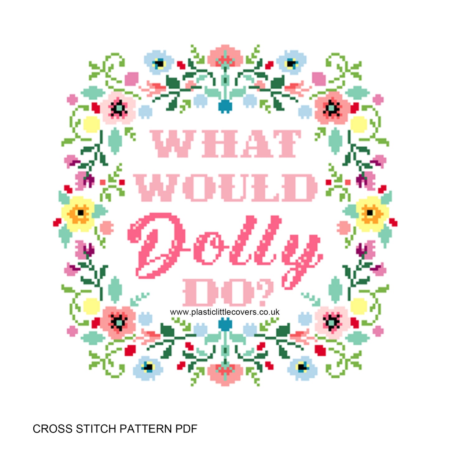 Free Cross Stitch Pattern PDF - WWDD?