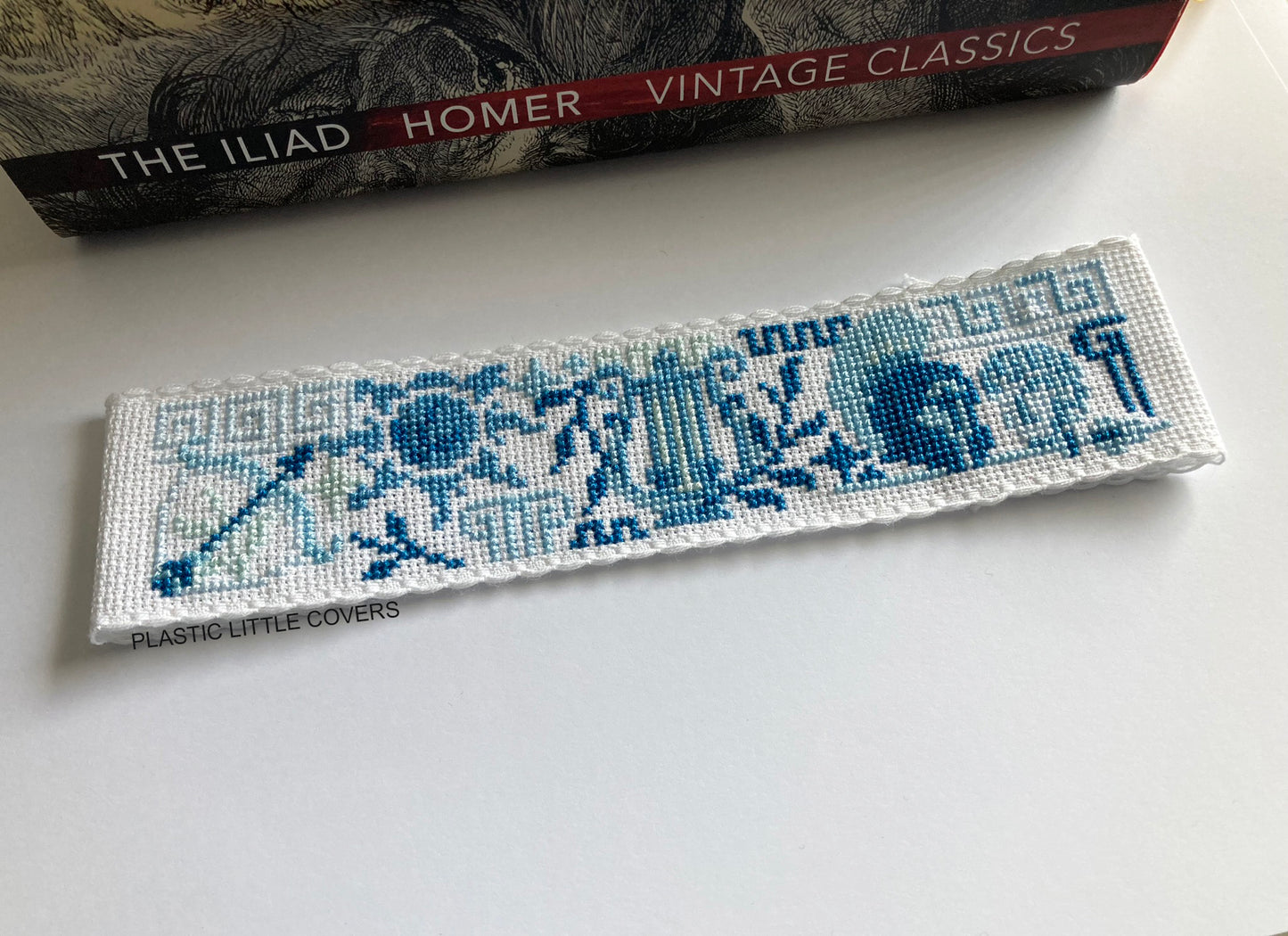 Cross Stitch Bookmark Kit - Achilles and Patroclus