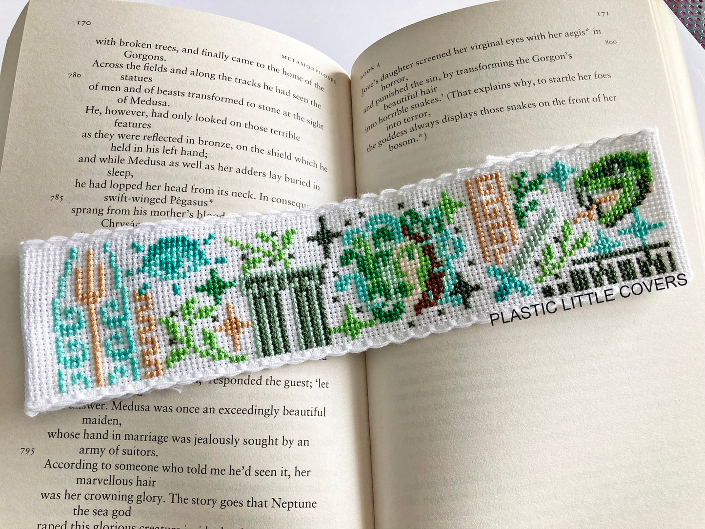 Cross Stitch Bookmark Kit - Medusa