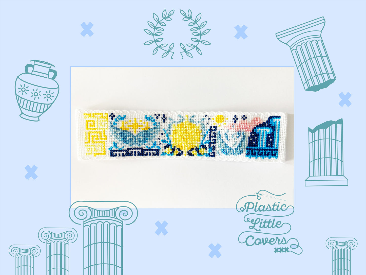 Icarus - Bookmark Cross Stitch Pattern PDF.