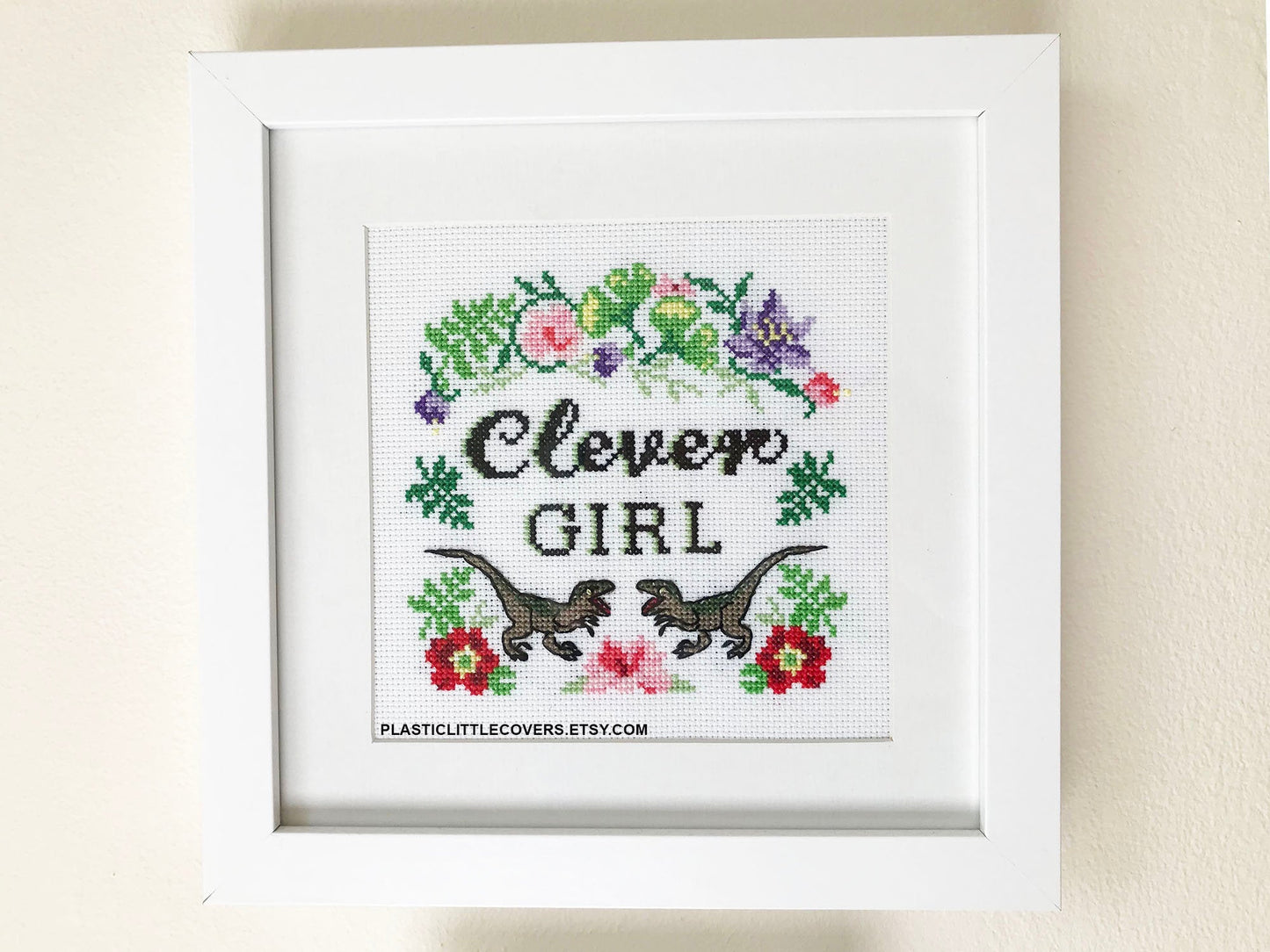 SECONDS SALE Cross Stitch Kit - Clever Girl