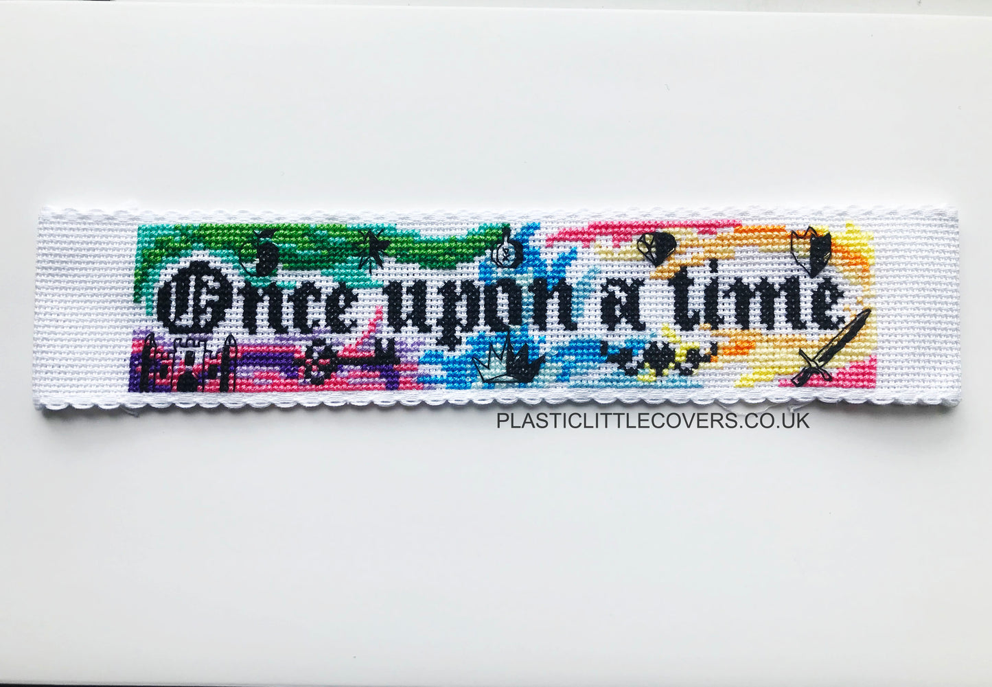 Once Upon a Time - Bookmark Cross Stitch Pattern PDF.