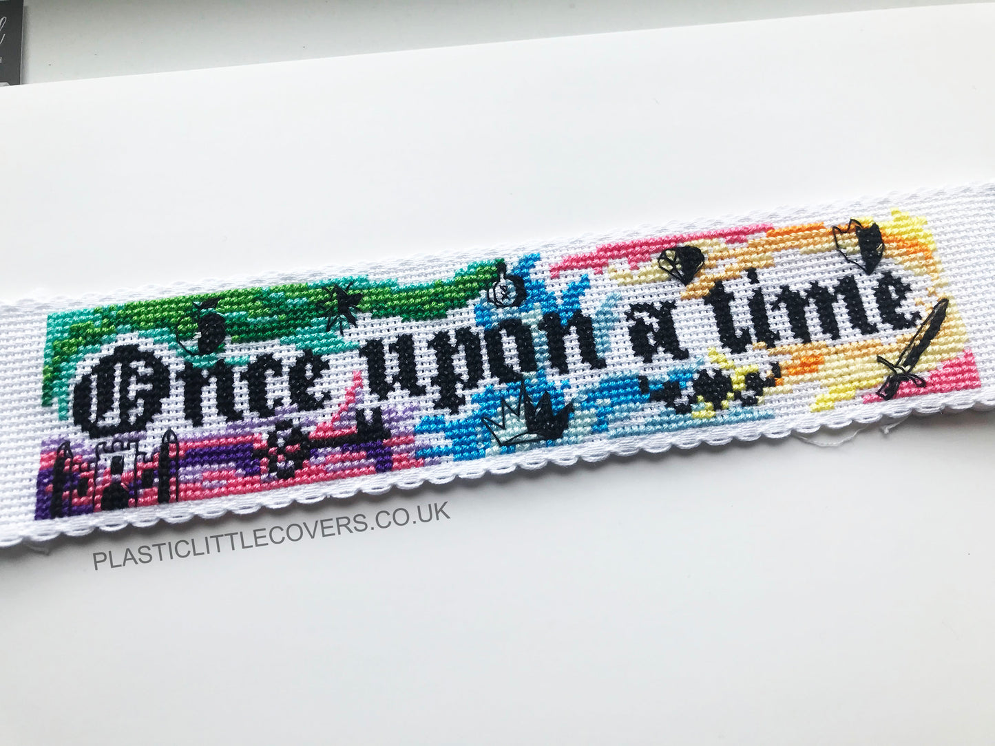 Once Upon a Time - Bookmark Cross Stitch Pattern PDF.