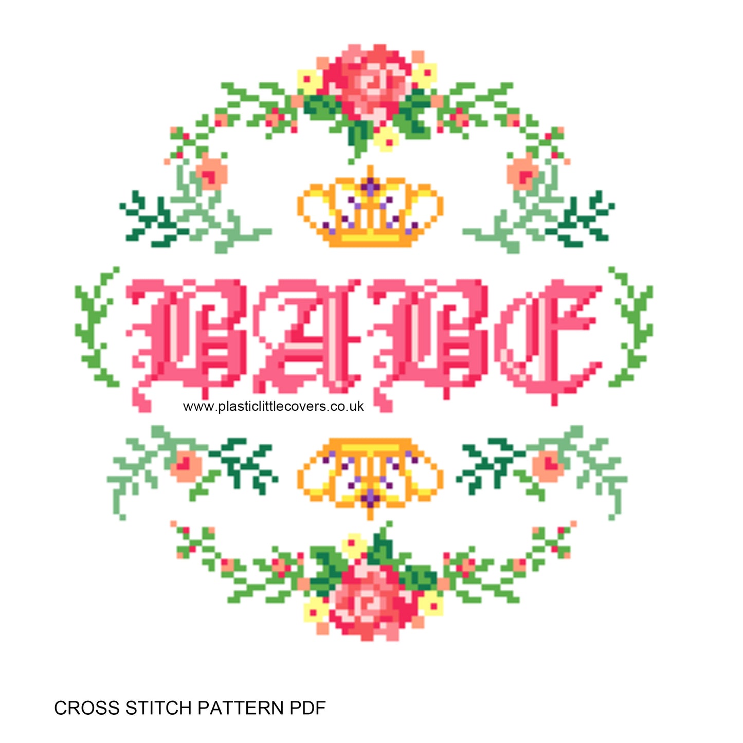 Babe - Cross Stitch Pattern PDF.