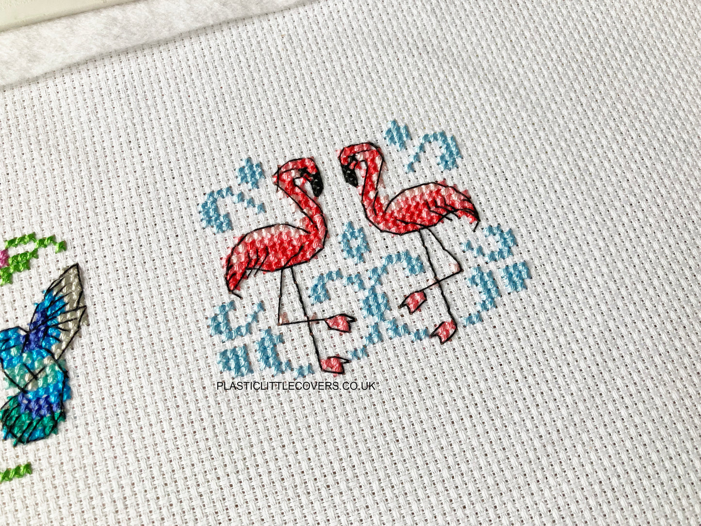 Flamingos - Cross Stitch Pattern PDF.