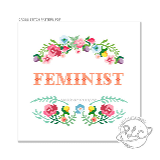 Feminist - Cross Stitch Pattern PDF.