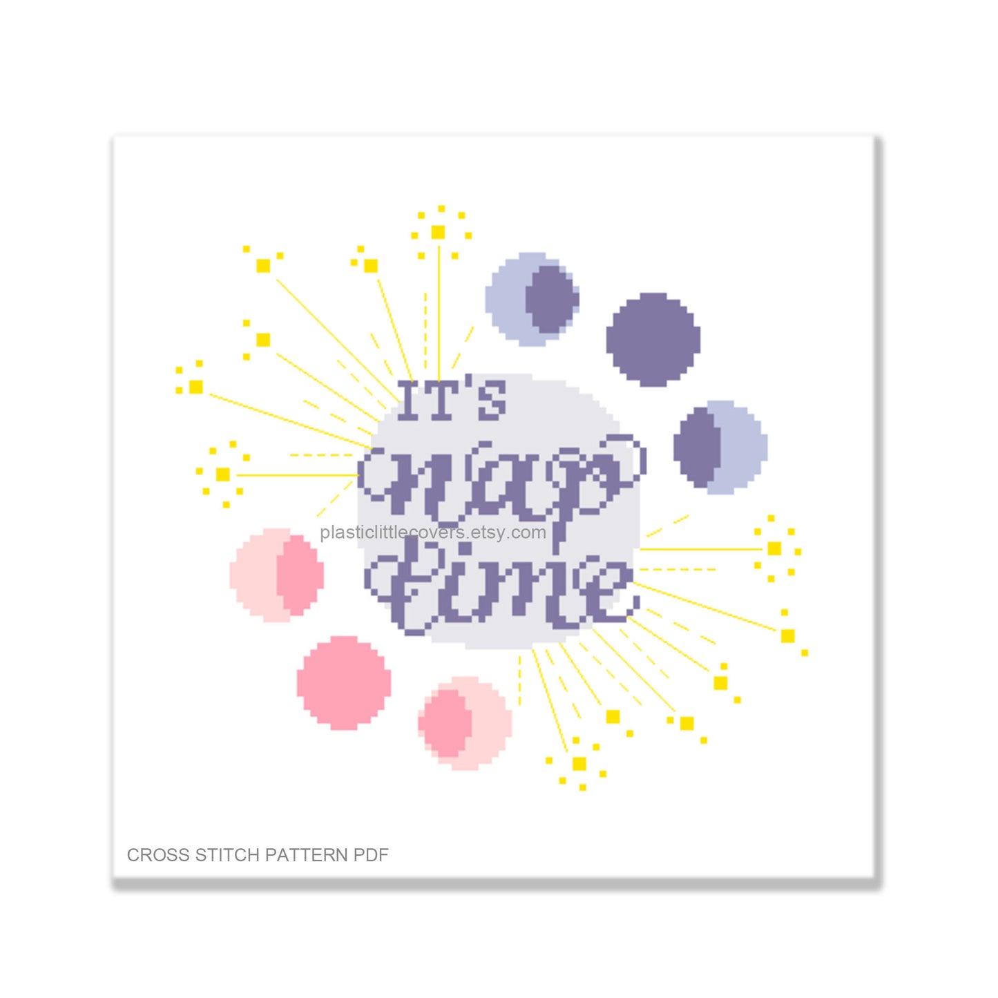 It's Nap Time - Cross Stitch Pattern PDF.