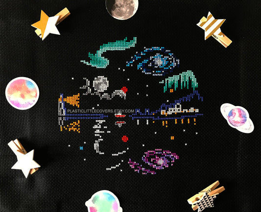 Night Sky - Cross Stitch Pattern PDF.