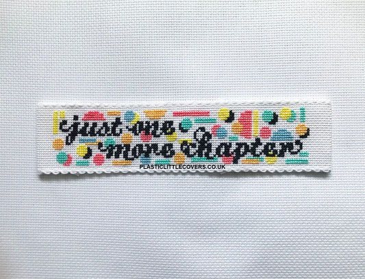 Just One More Chapter - Bookmark Cross Stitch Pattern PDF.