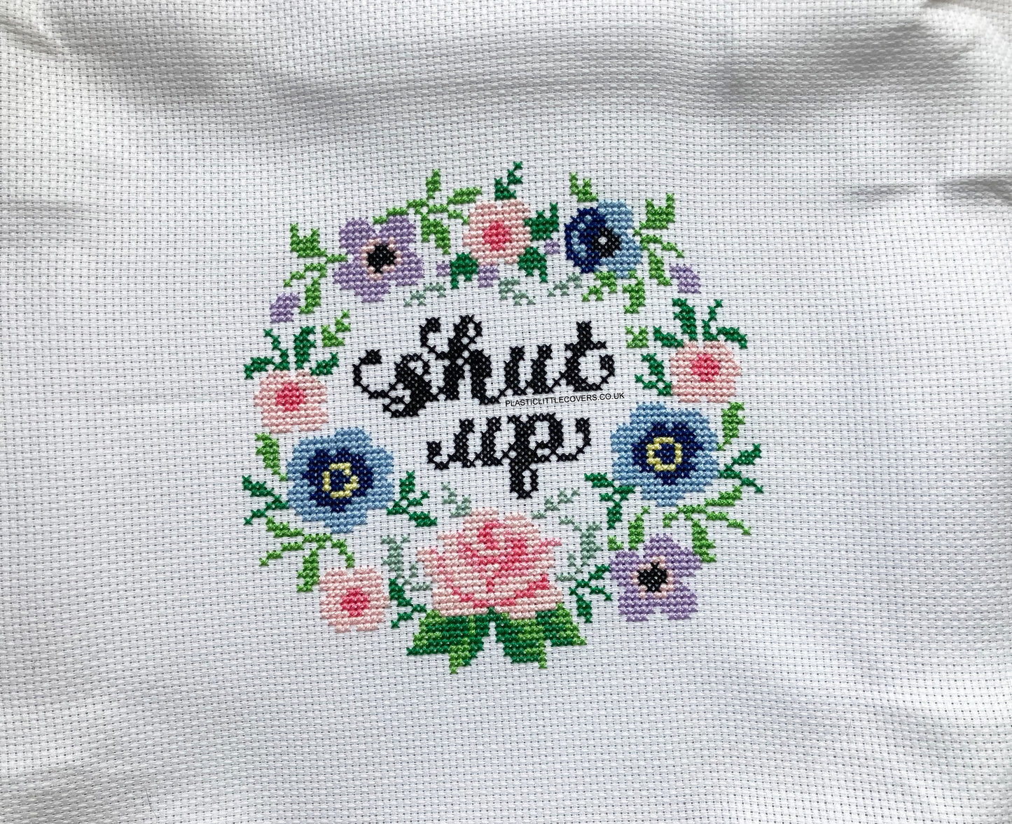 Cross Stitch Kit - Shut Up