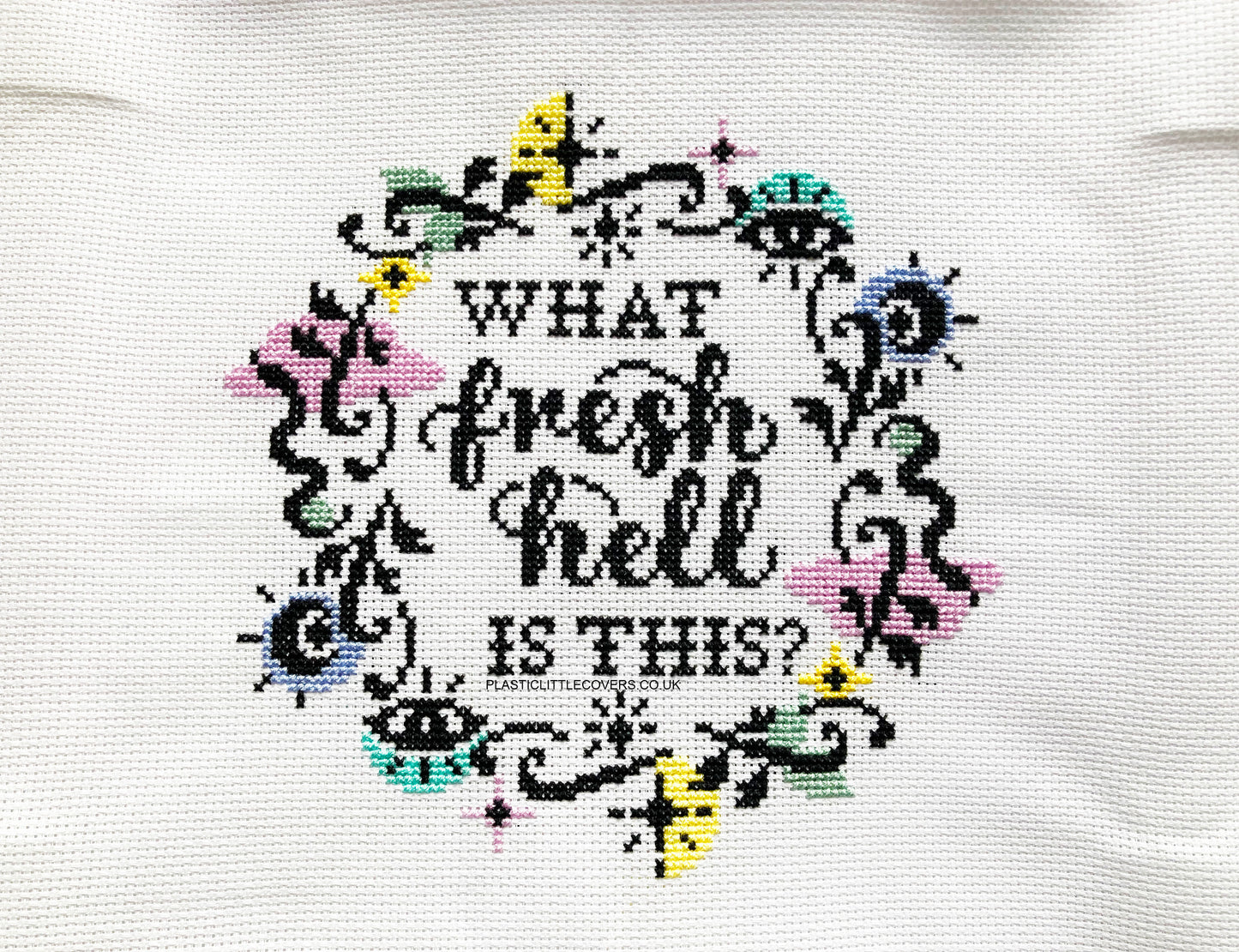 What Fresh Hell Is This? - Cross Stitch Pattern PDF.