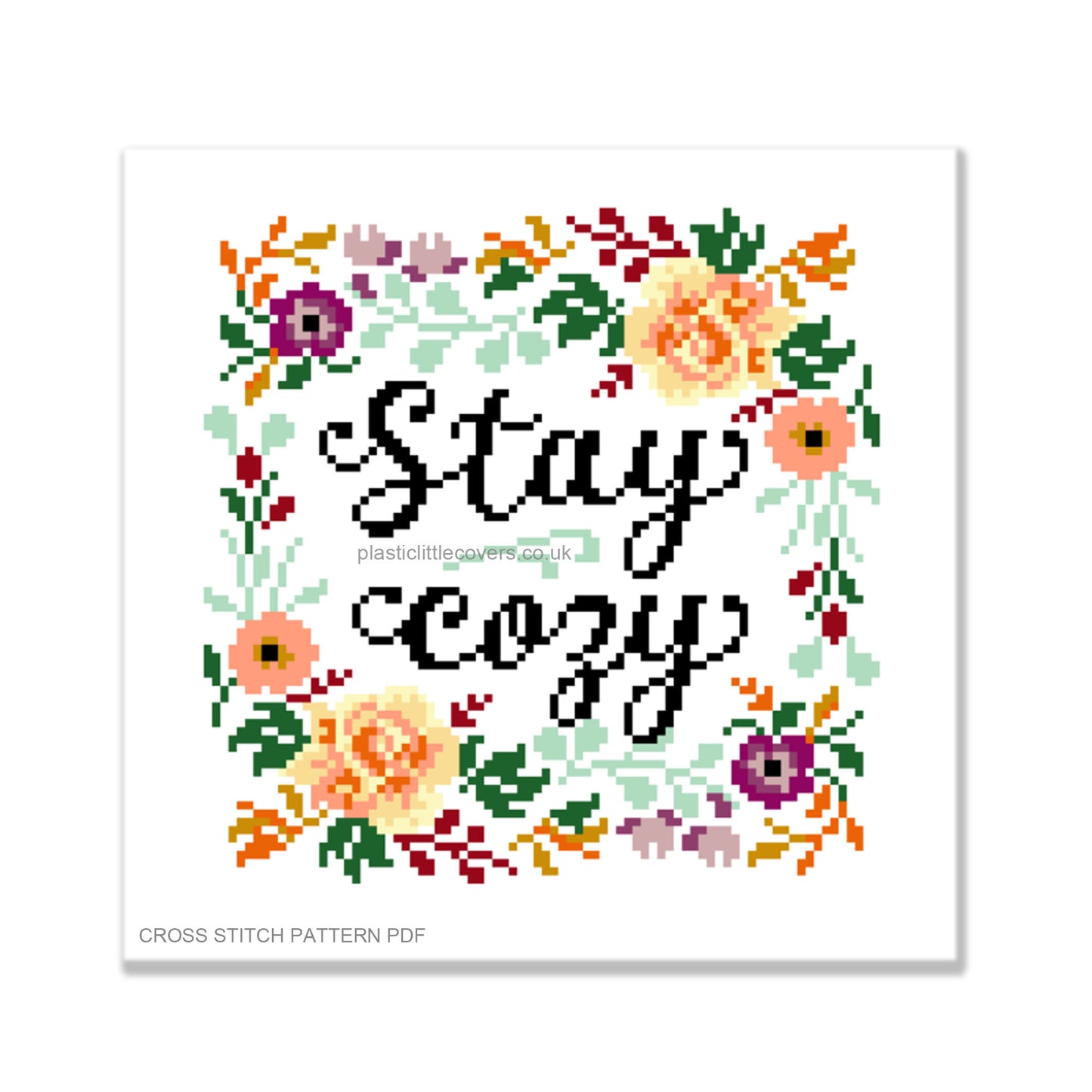 Stay Cosy - Cross Stitch Pattern PDF.